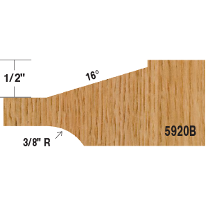 Raised Panel Bit w/ Back Cutter