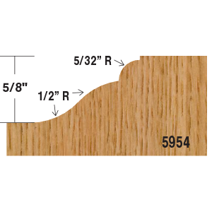 Ogee Bead Medium raised Panel