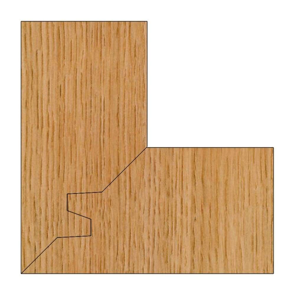 45° Lock Miter Glue Joint Form Router Bits Whiteside Machine Company United States