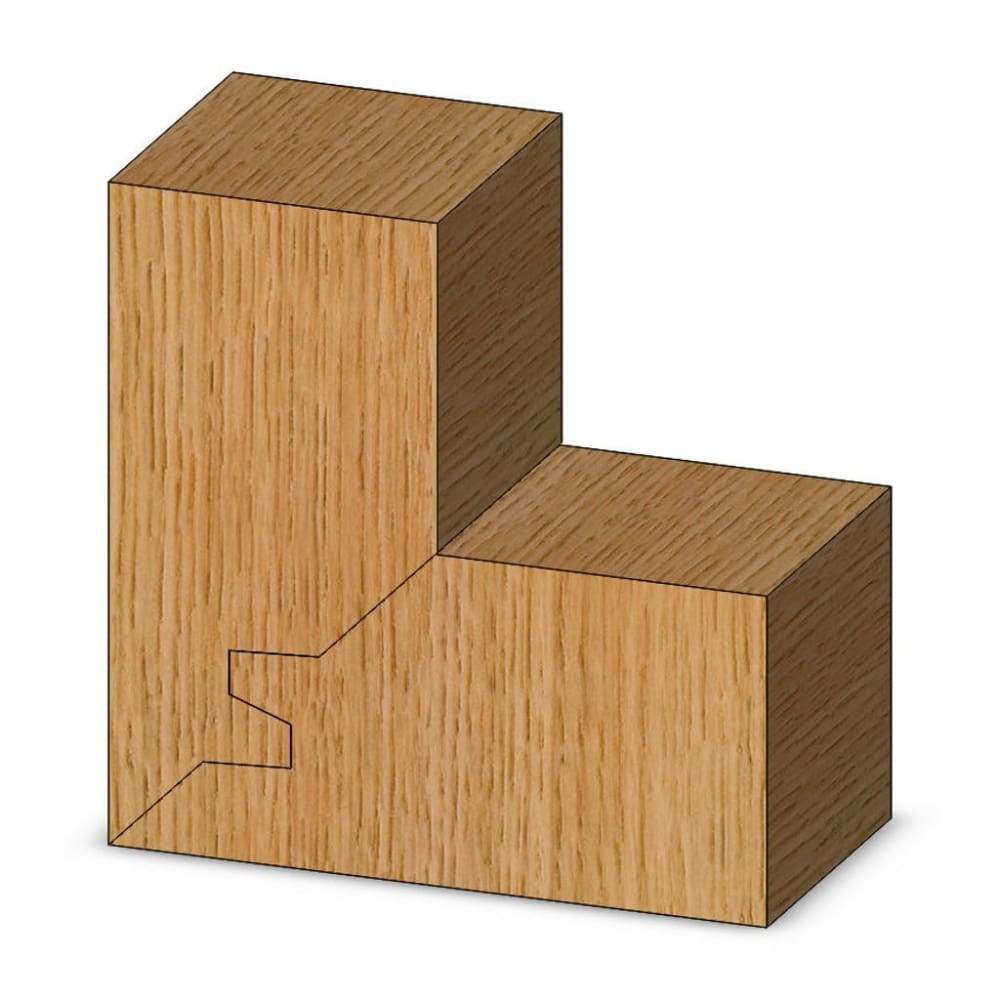 45° Lock Miter Glue Joint Form Router Bits Whiteside Machine Company United States