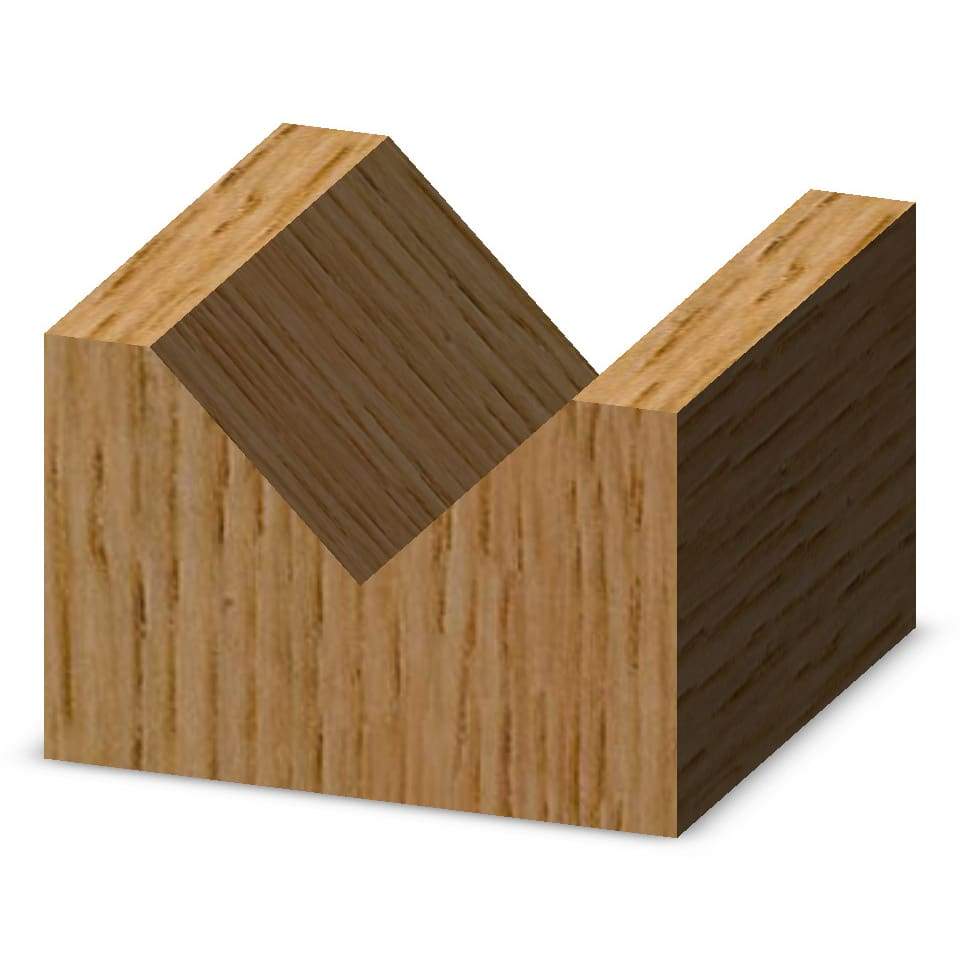 90° V-Groove Bit Form Router Bits Whiteside Machine Company United States