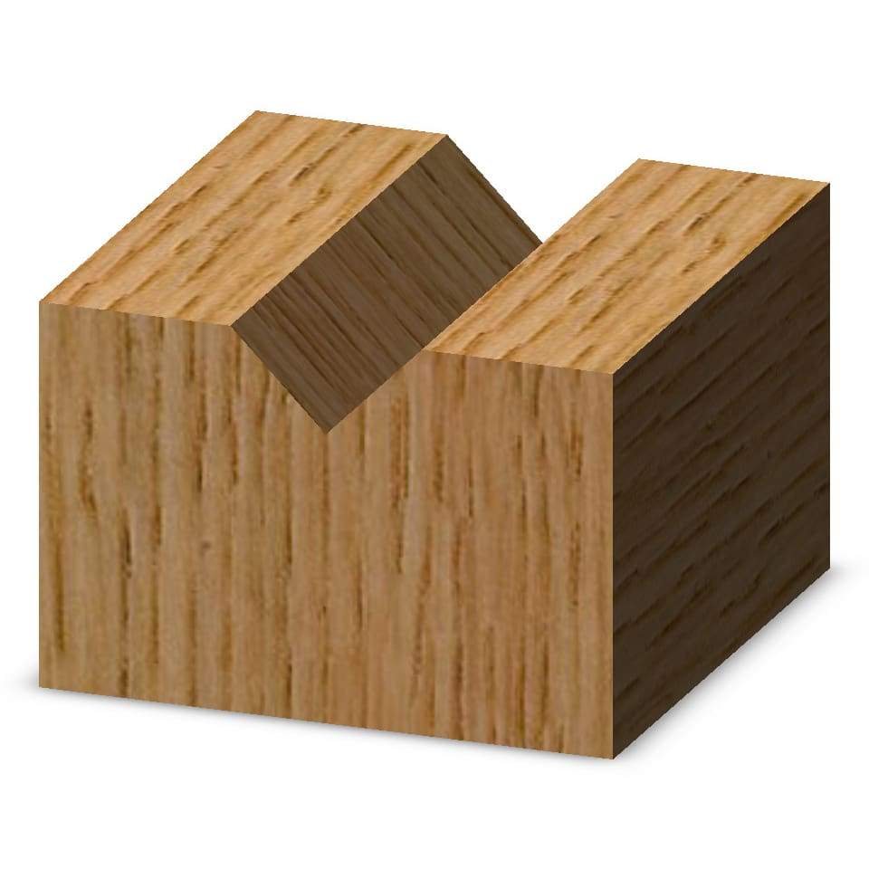 90° V-Groove Bit Form Router Bits Whiteside Machine Company United States