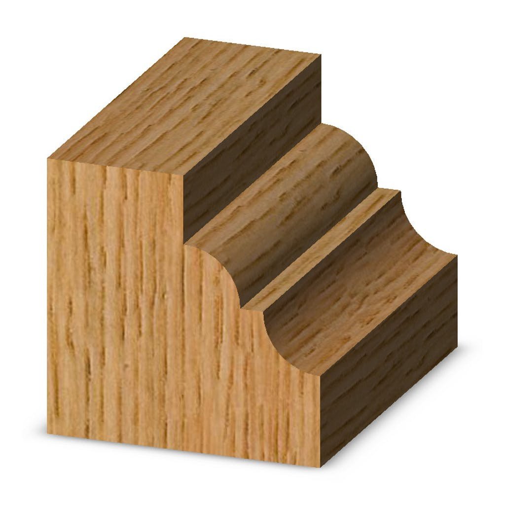 Classical Pattern Bit Form Router Bits Whiteside Machine Company 1/4", Carbide Tip, Classical, Classical Pattern Bits, Edge Forming, Edge Profile 44.05 Whiteside Machine Company United States 3230 844278032307