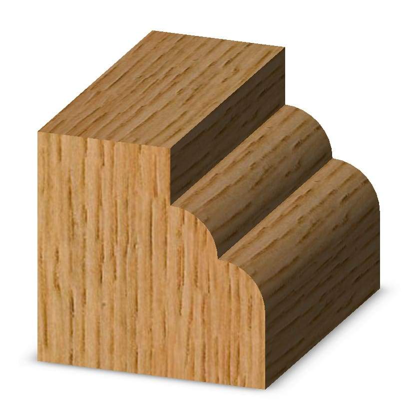 Double Round Bit Form Router Bits Whiteside Machine Company United States