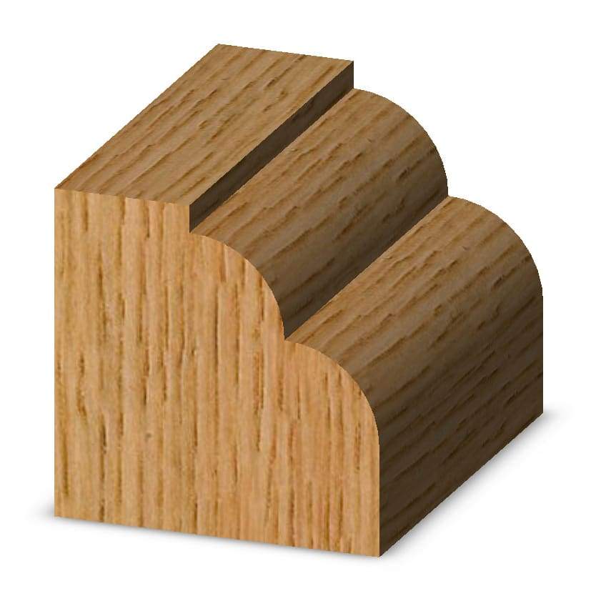 Double Round Bit Form Router Bits Whiteside Machine Company United States