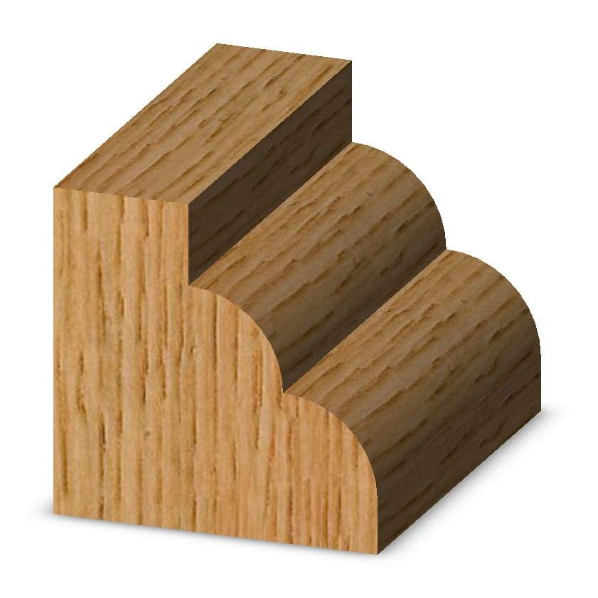 Double Round Bit Form Router Bits Whiteside Machine Company United States