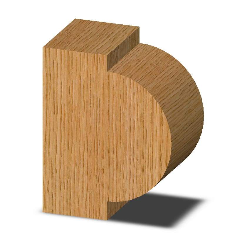 Half Ellipse Router Bit 1436 - Whiteside Machine Company