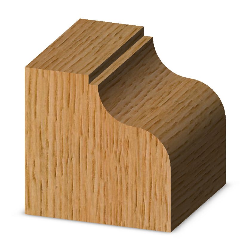 Ogee Fillet Bit Form Router Bits Whiteside Machine Company United States