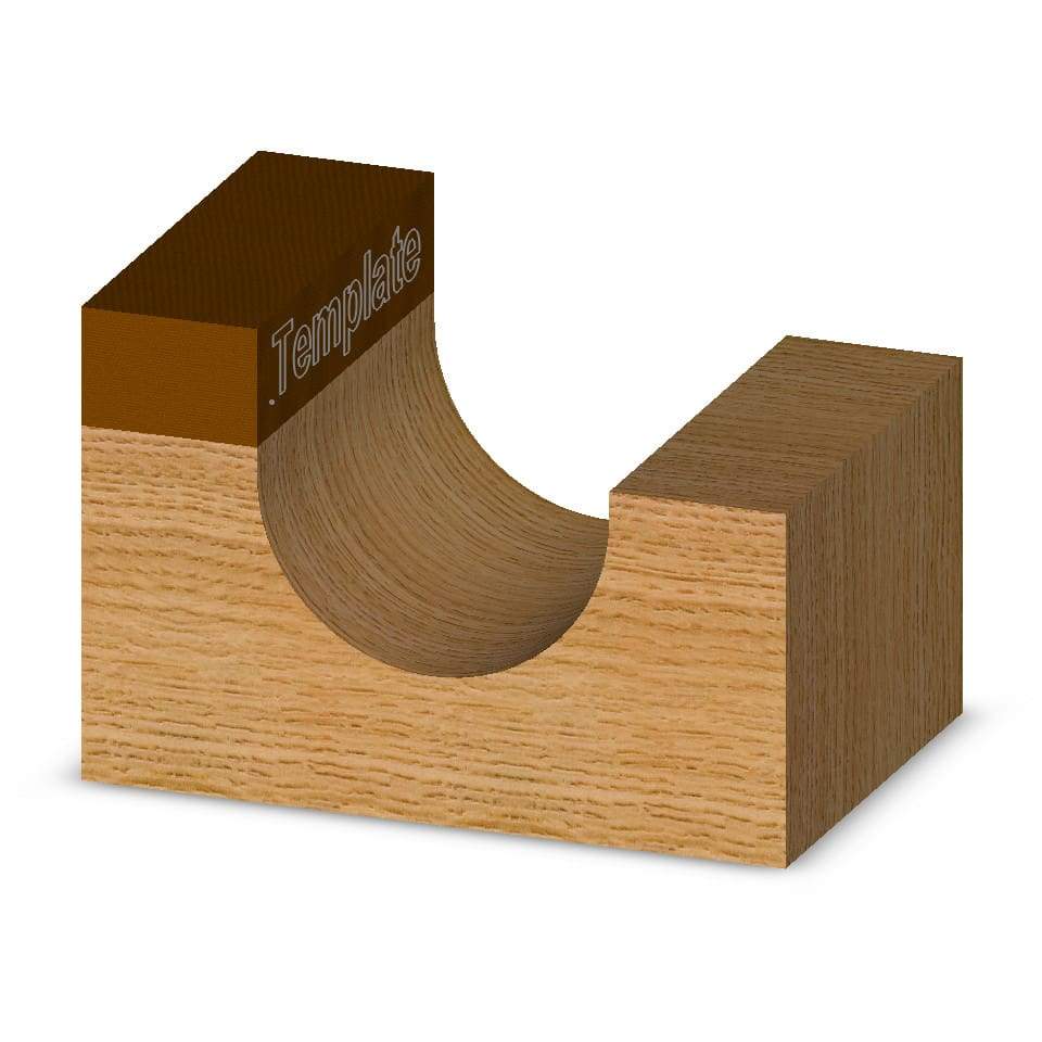 Round Nose Bit W/ Bearing Form Router Bits Whiteside Machine Company United States