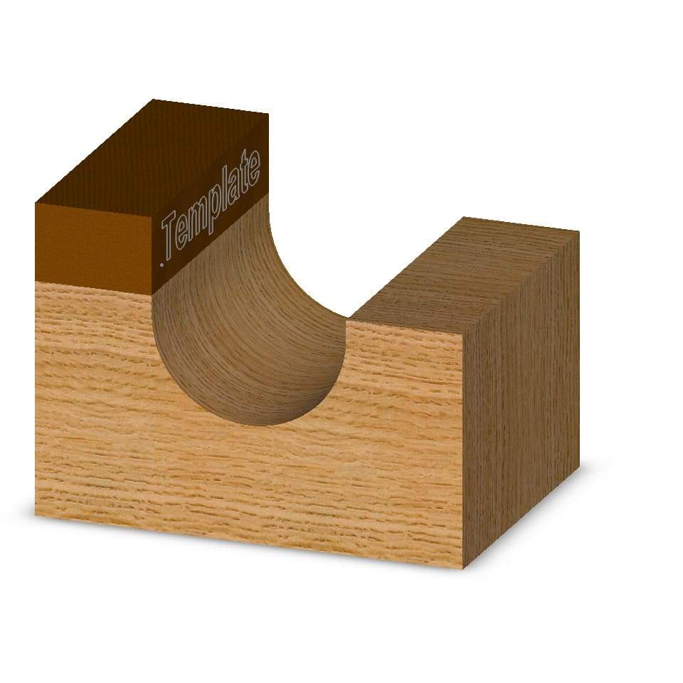 Round Nose Bit W/ Bearing Form Router Bits Whiteside Machine Company United States