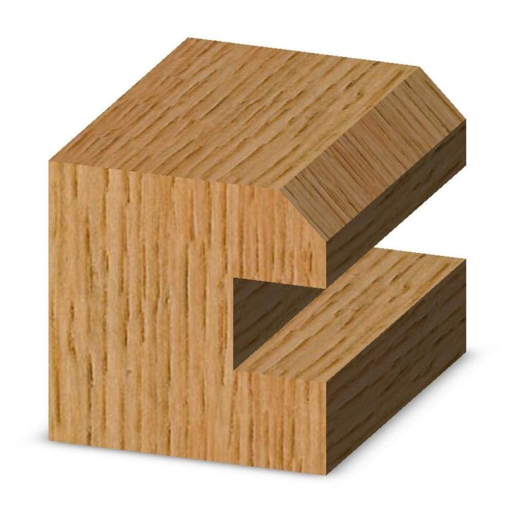 Vee Panel Groove Bit Form Router Bits Whiteside Machine Company United States